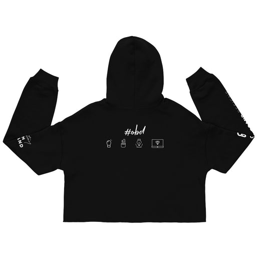 (Ob)viously On Brand Crop Hoodie