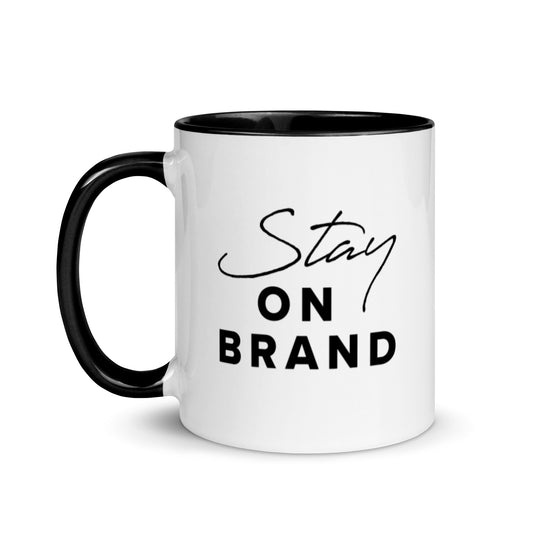 Stay on brand Mug with Color Inside