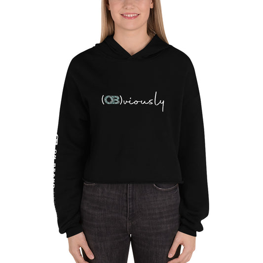 (OB)viously Crop Hoodie