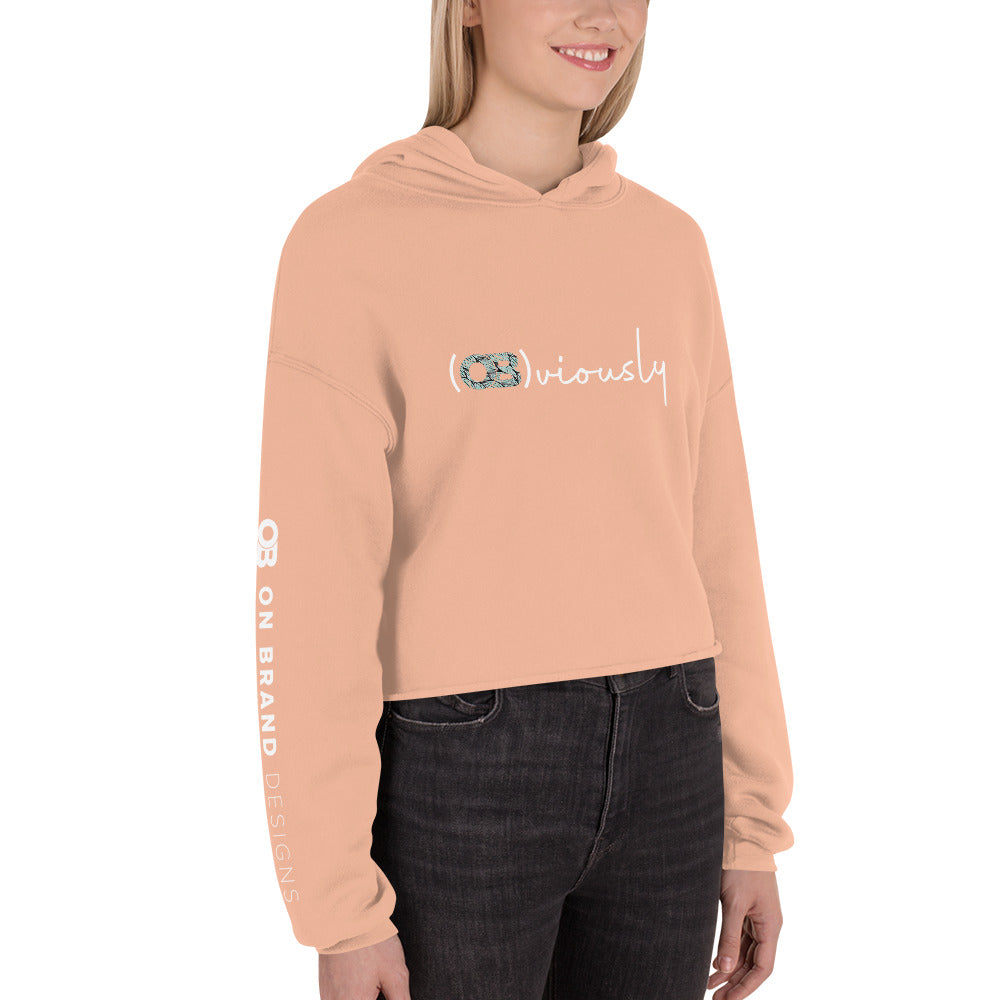 (OB)viously Crop Hoodie