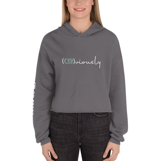 (OB)viously Crop Hoodie