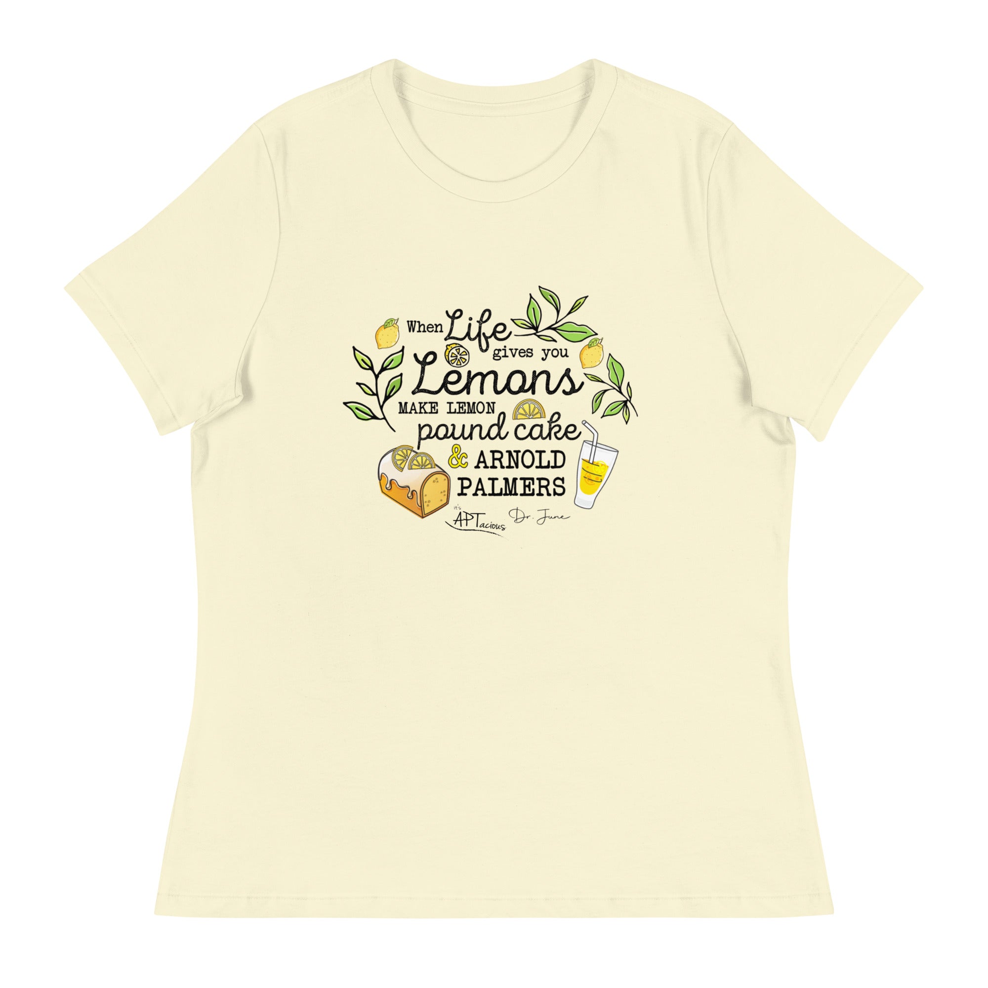 White Relaxed Lemon T-shirt