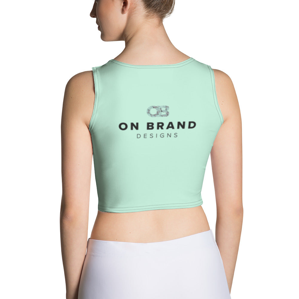 That's so on brand teal Crop Top